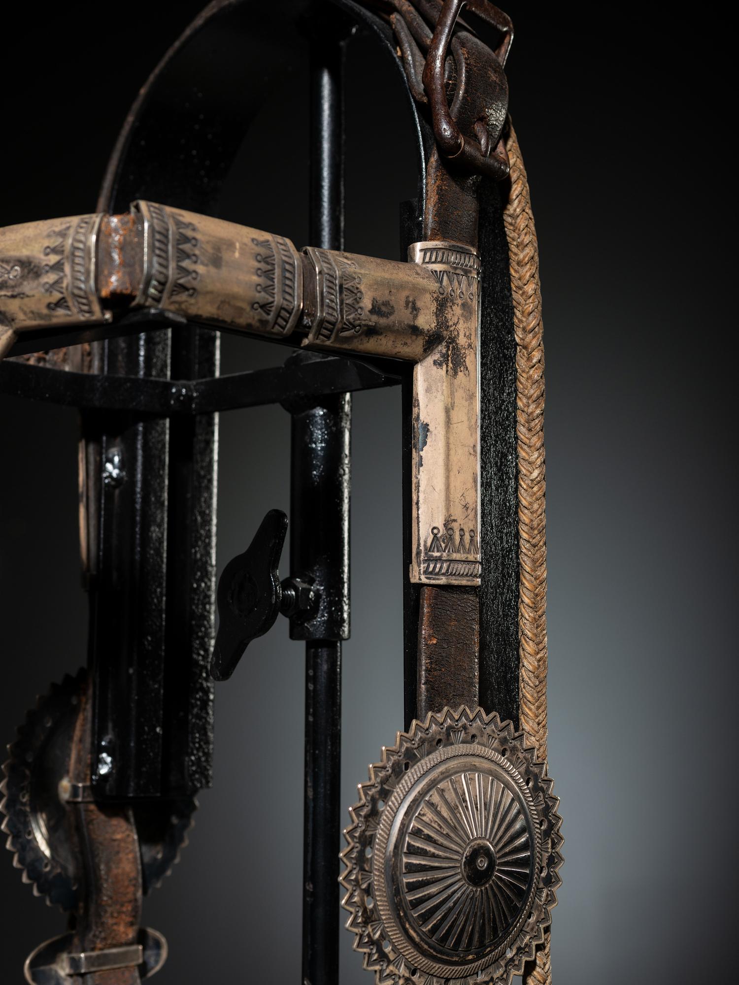 Navajo Silver Bridle