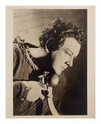 [20TH-CENTURY OPERA SINGERS]. A group of 6 photographs of opera singers from the 1940s, most signed, comprising images of: