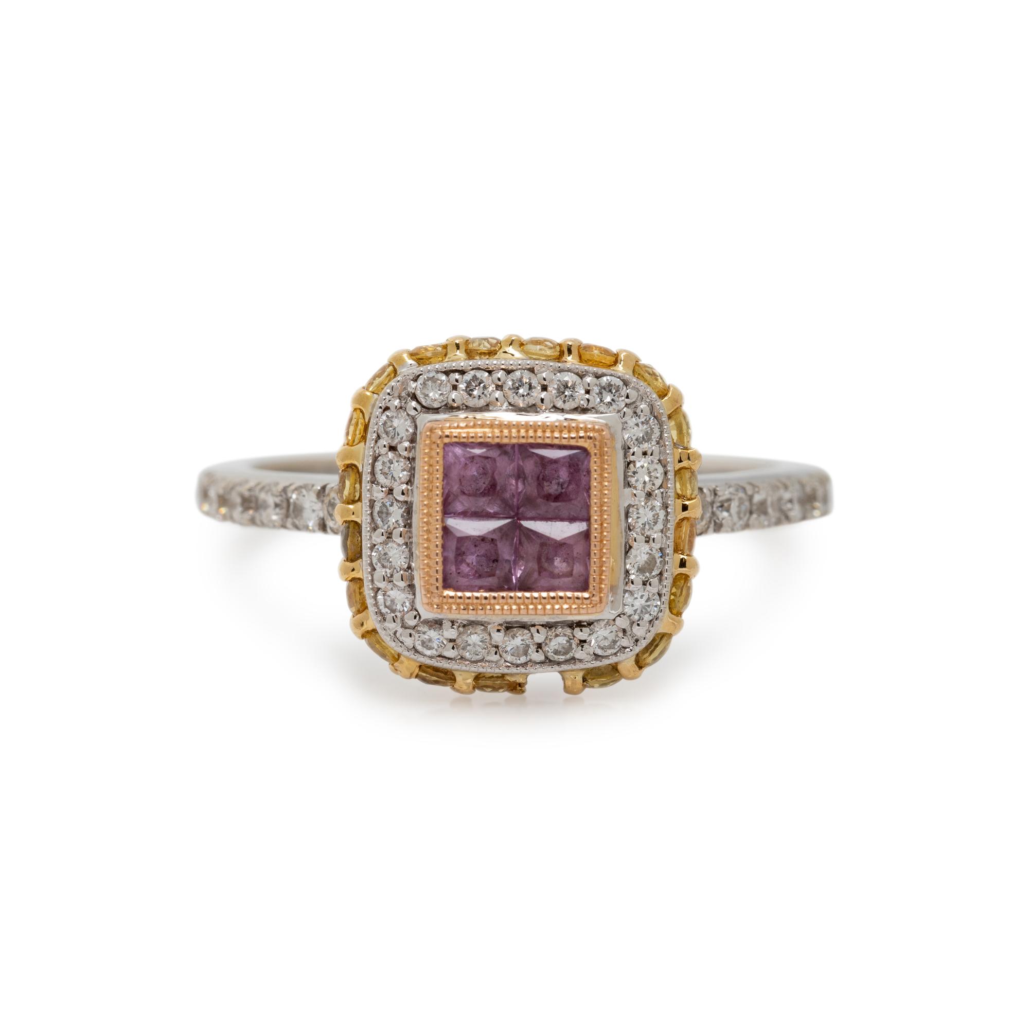SYNTHETIC SAPPHIRE AND DIAMOND SET