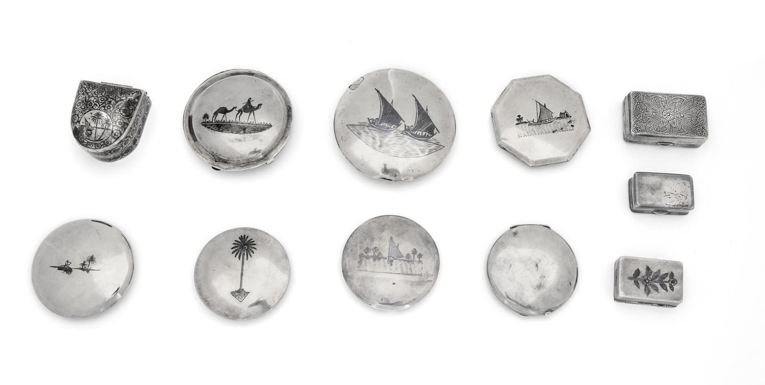 Eleven Iraqi Silver Items