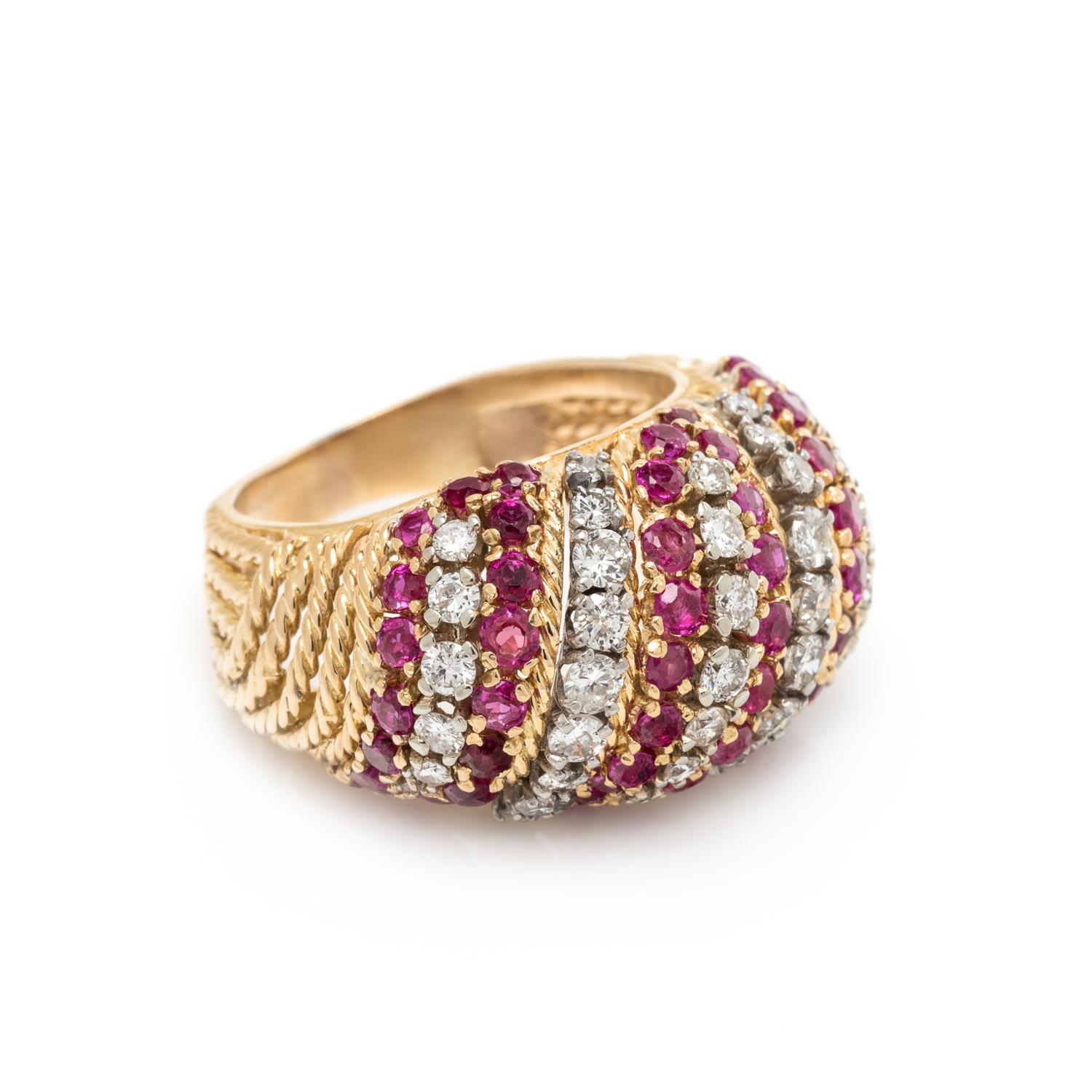 RUBY AND DIAMOND RING