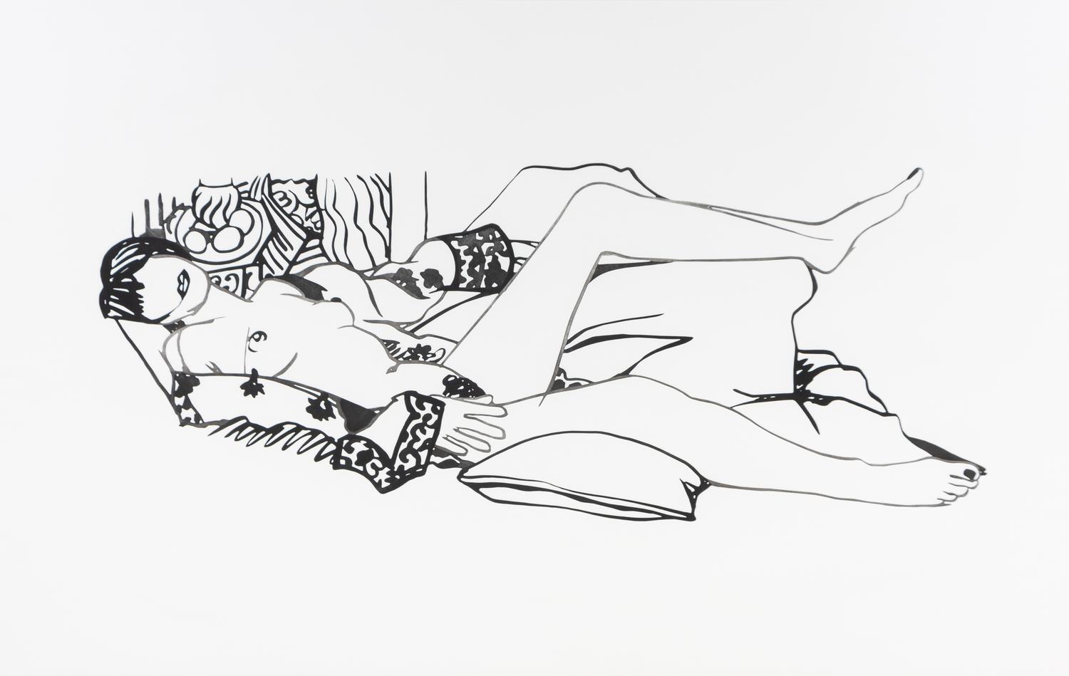 Monica Nude with Purple Robe
