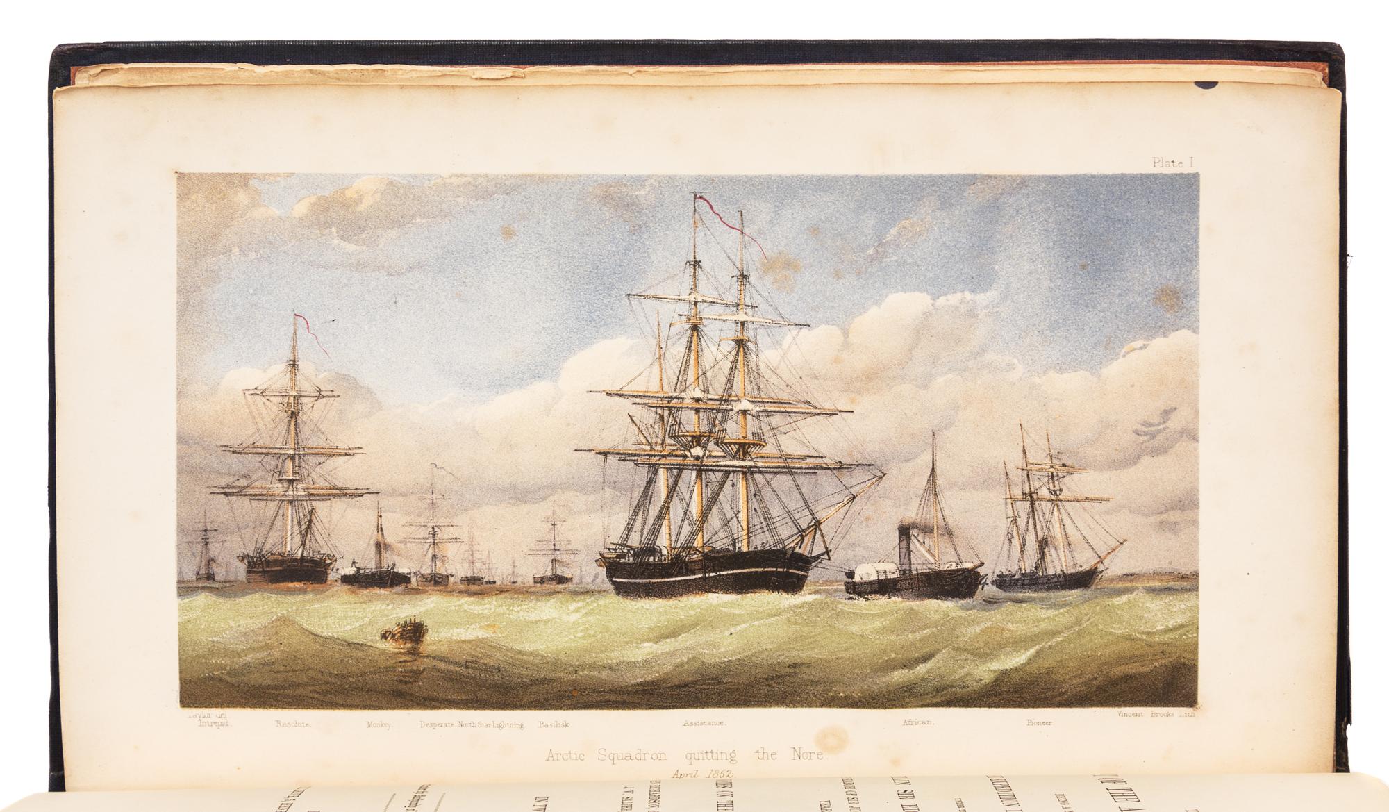 BELCHER, Edward, Sir (1799-1877). The Last of the Arctic Voyages. London, 1855. FIRST EDITION, INSCRIBED BY VILHJALMUR STEFANSSON.