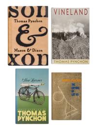 PYNCHON, Thomas (b. 1937). A group of 4 FIRST EDITIONS, comprising:
