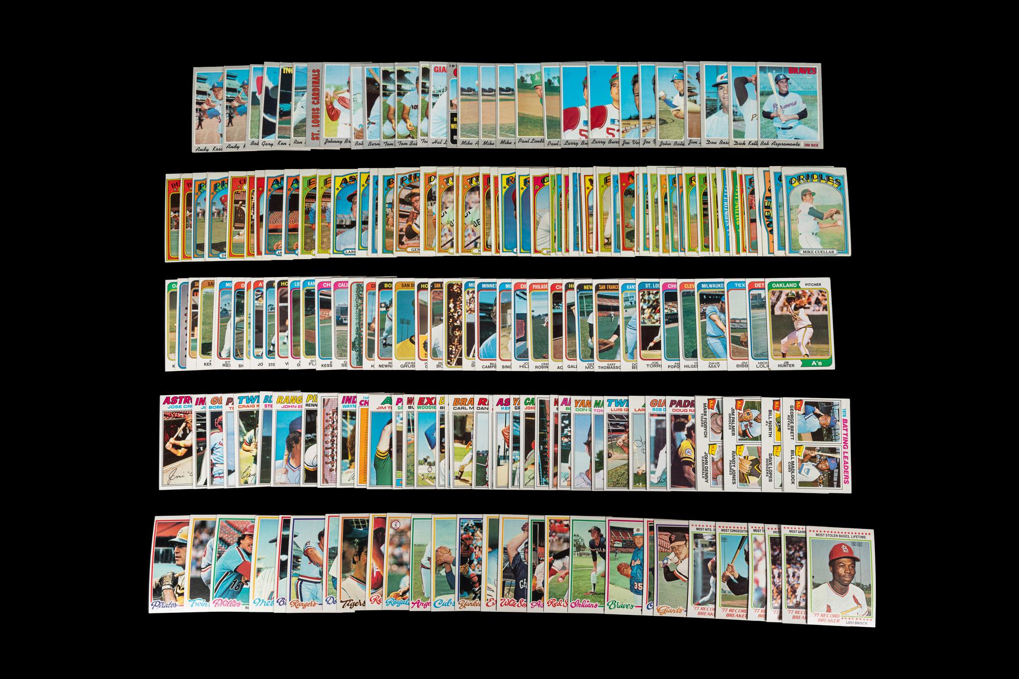 A Group of 3,000 Plus 1970s Topps Baseball Cards Including Multiple Hall of Famers and Notables,