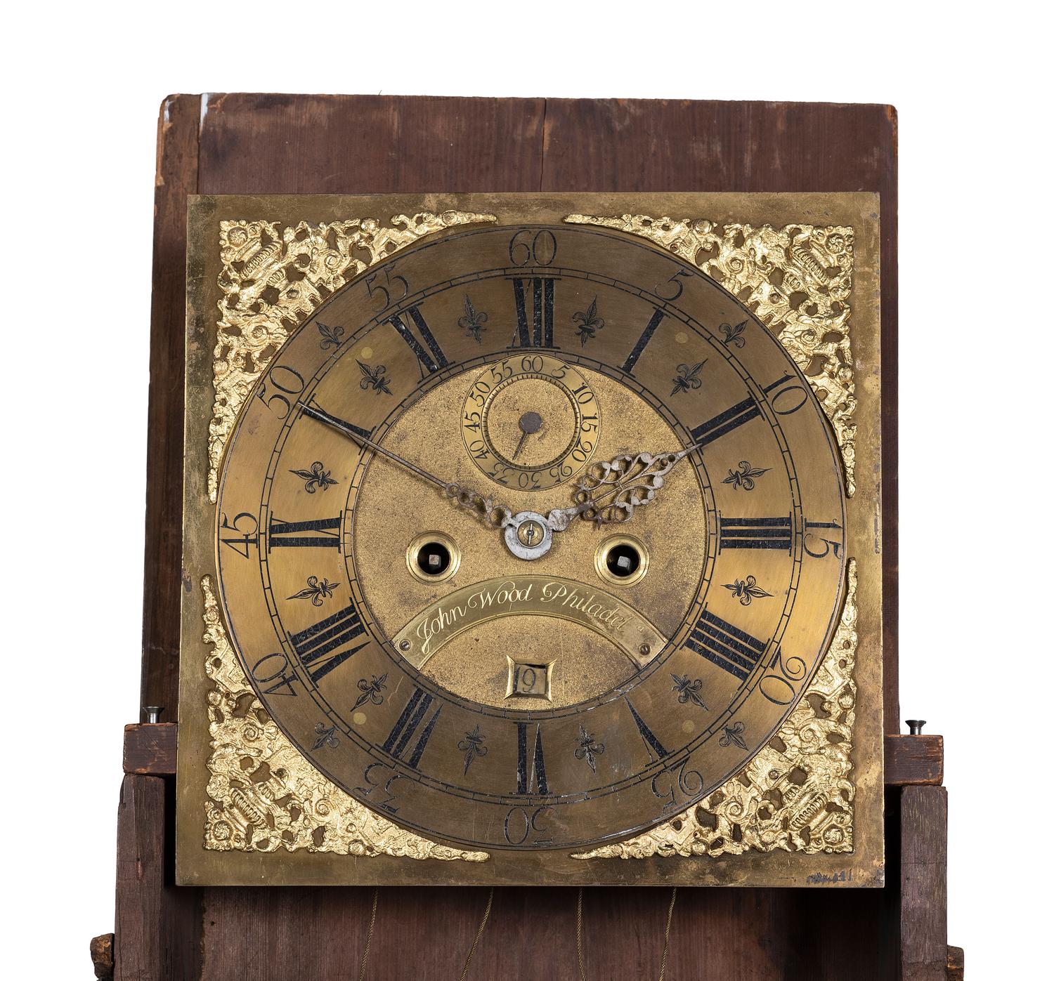 A William and Mary Walnut Tall Case Clock