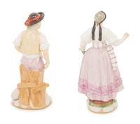 A Pair of Vienna Porcelain Figures