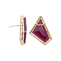 RUBY AND DIAMOND EARRINGS