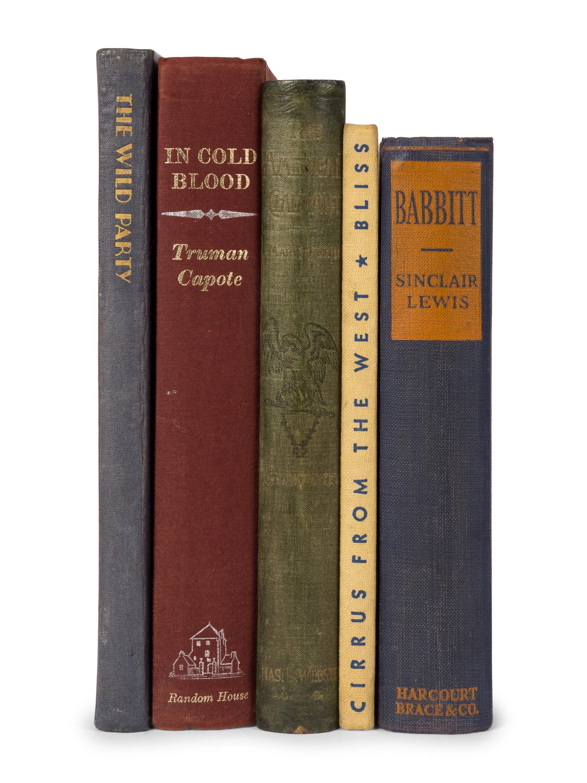 [LITERATURE -- AMERICAN]. A group of 8 works, including: