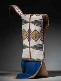 Sioux Beaded Hide Cradle