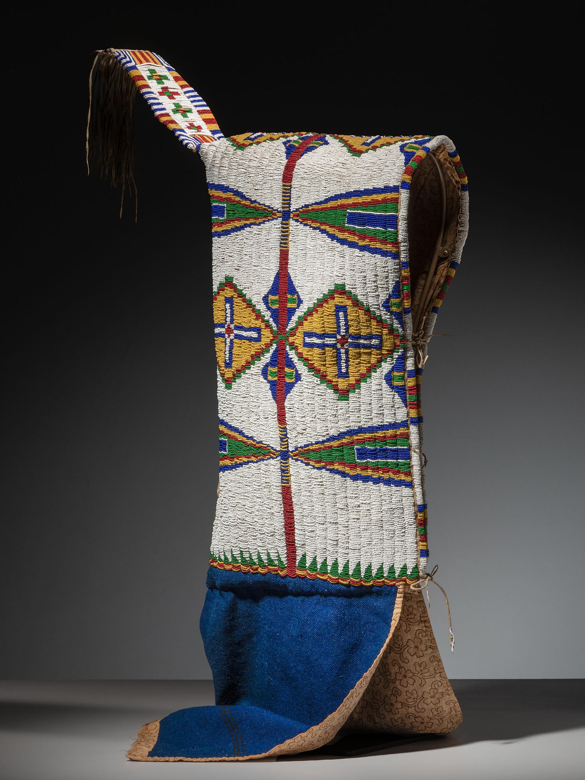 Sioux Beaded Hide Cradle