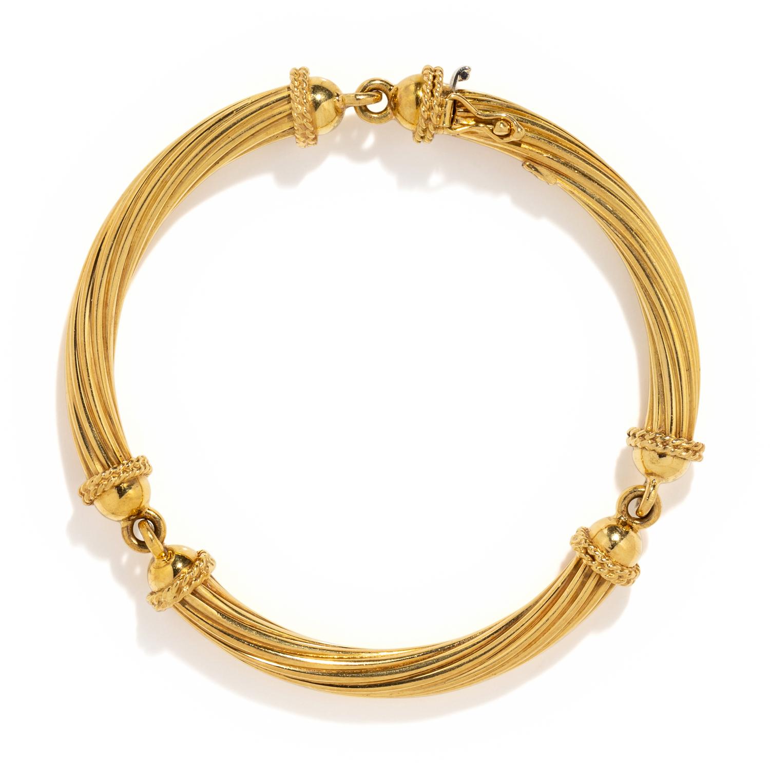 YELLOW GOLD BRACELET