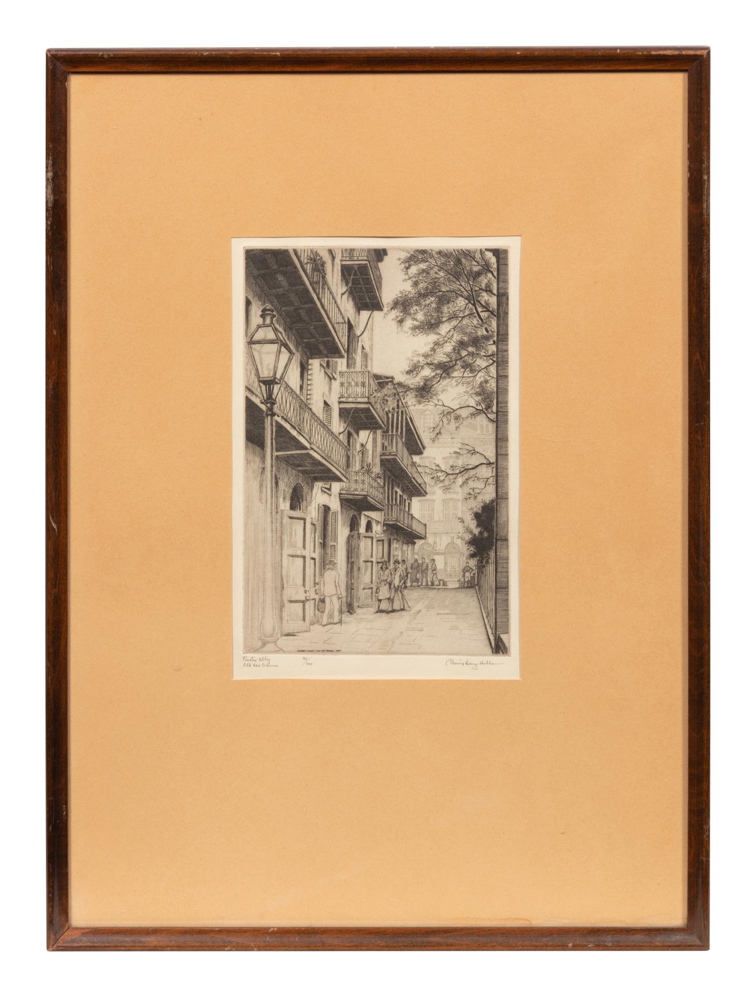 A pair of prints ( Old Madison in New Orleans; Pirate Alley )