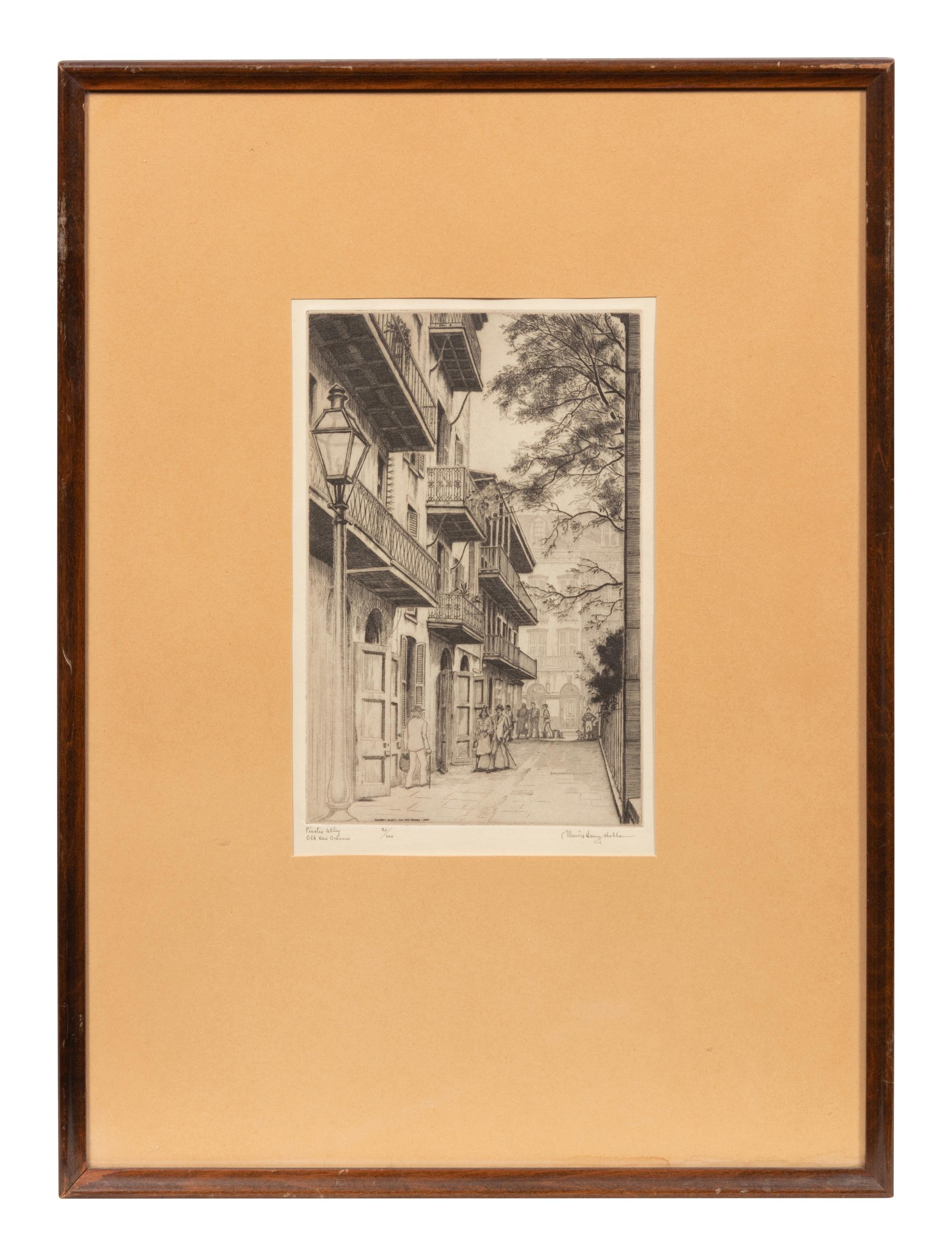 A pair of prints ( Old Madison in New Orleans; Pirate Alley )