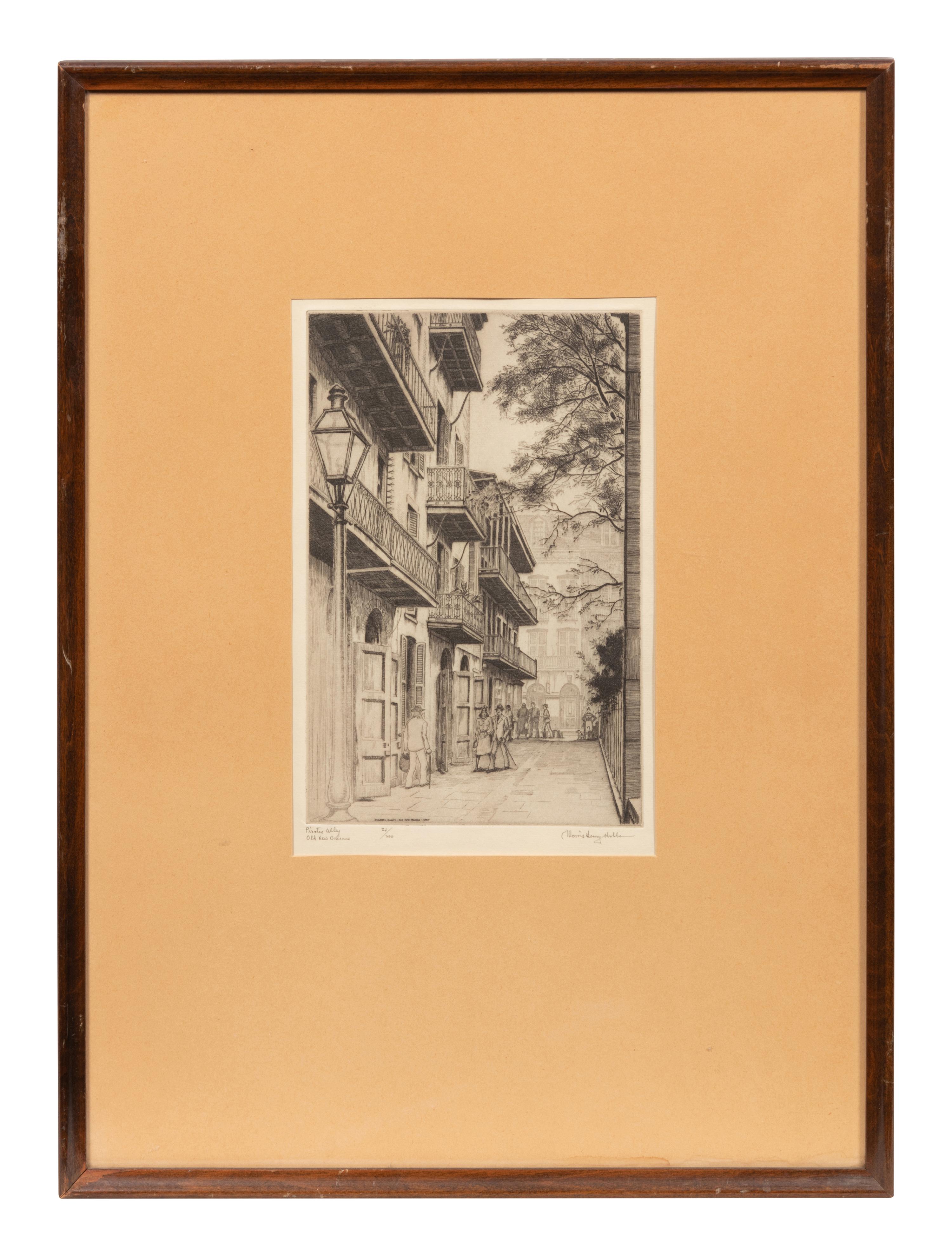 A pair of prints ( Old Madison in New Orleans; Pirate Alley )