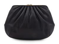 Four Judith Leiber Snakeskin Items: One Hand Bag and Three Belts