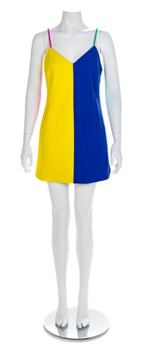 Atelier Versace Yellow Jacket with Shift Dress, 1990s No size label