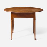 A Queen Anne maple tavern table; New England, 18th century