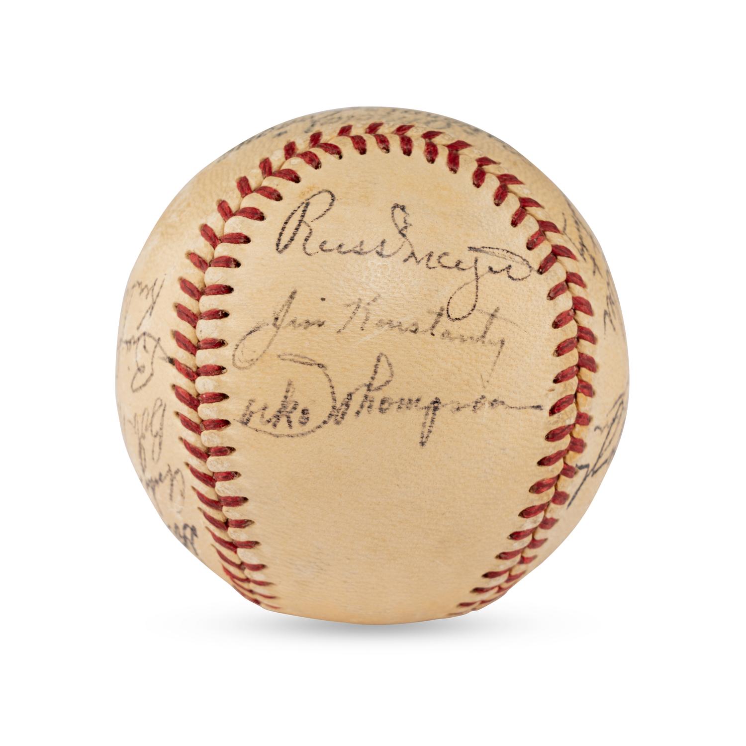 A 1951 Philadelphia Phillies Team Signed Autograph Baseball
