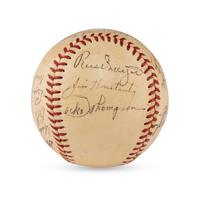 A 1951 Philadelphia Phillies Team Signed Autograph Baseball