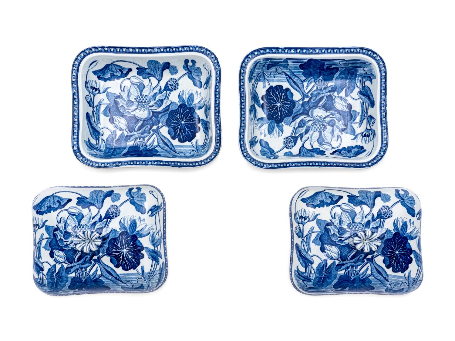 A Pair of Wedgwood Transferware Covered Dishes