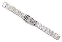A Retro White Gold and Diamond Surprise Wristwatch, 33.10 dwts.