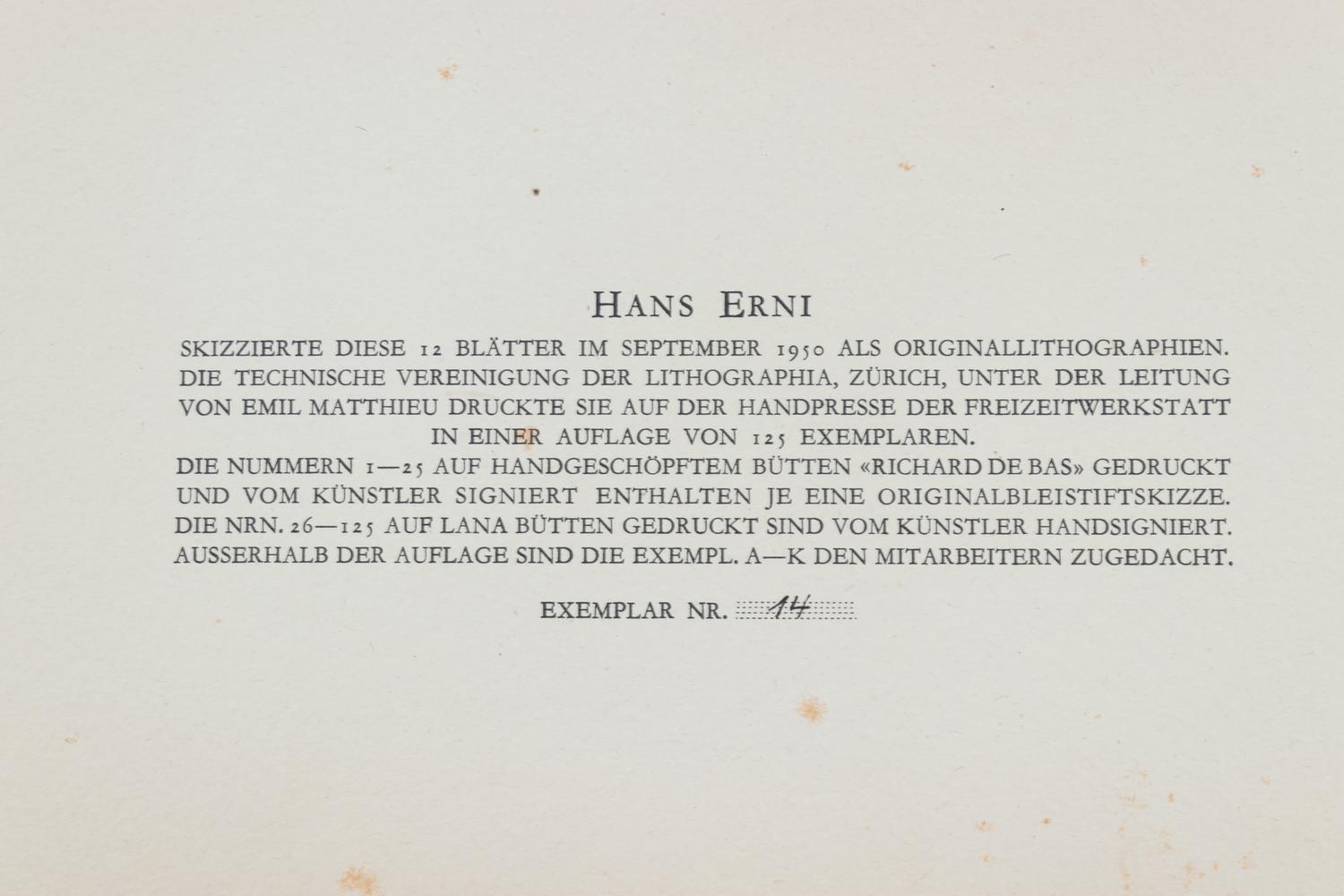 Portfolio of Twelve Sketches, 1950