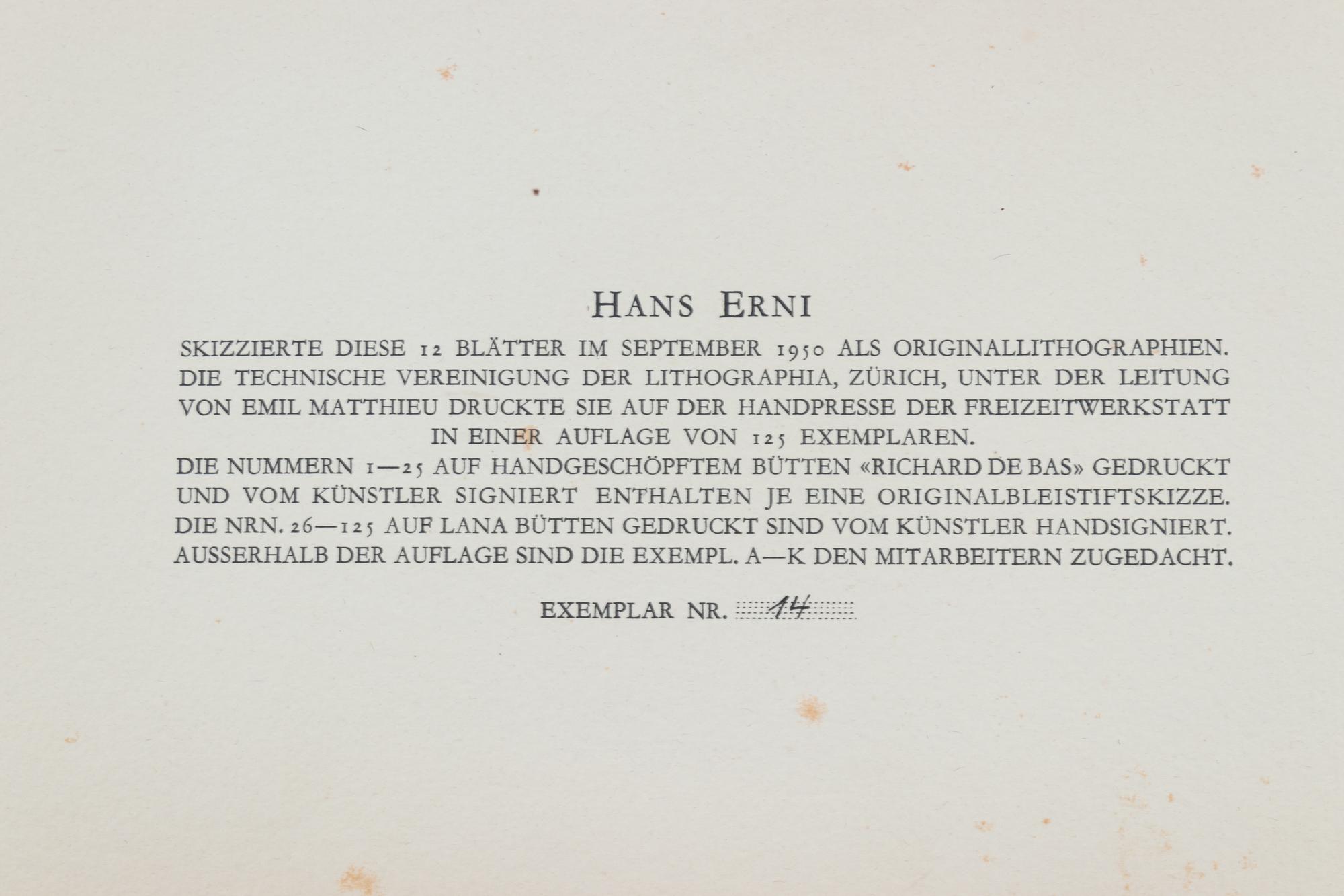Portfolio of Twelve Sketches, 1950