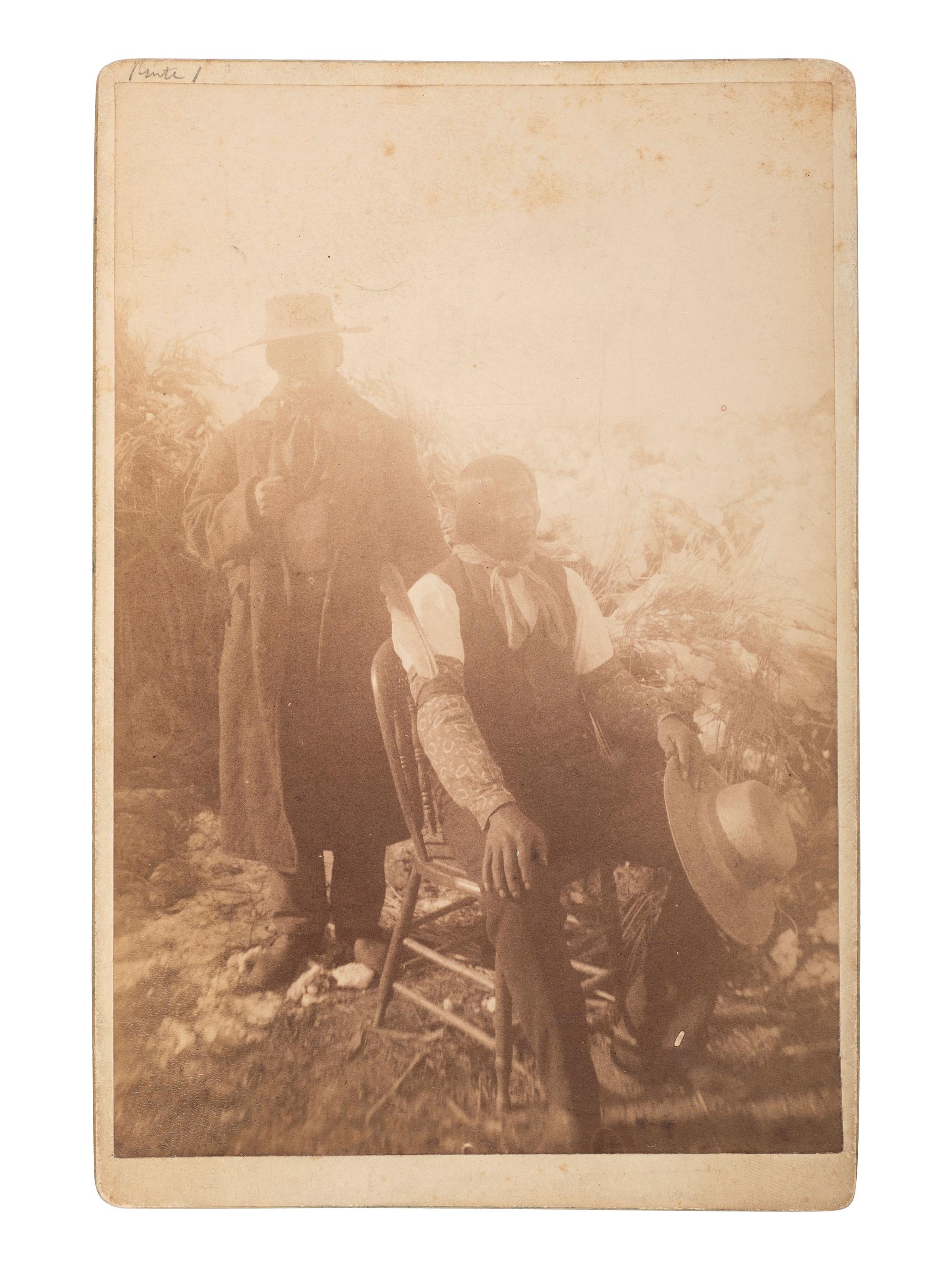 [NATIVE AMERICANS]. MOONEY, James (1861-1921), photographer. A collection of 10 photographs from Mooney’s pioneering investigations of the Ghost Dance and other Native American Circle Dances. Ca 1892-1893.