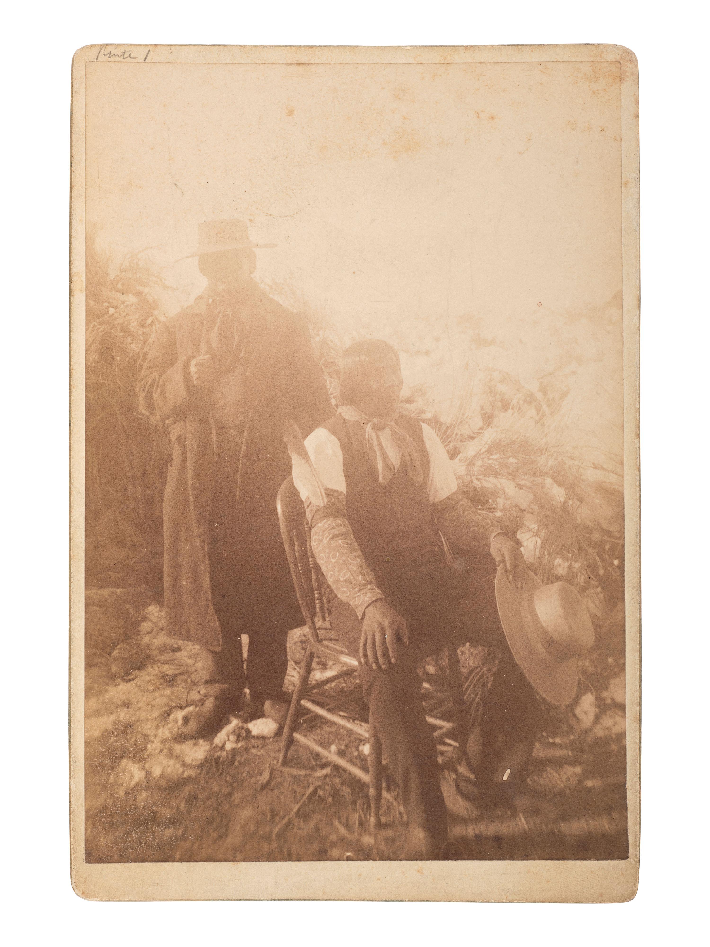 [NATIVE AMERICANS]. MOONEY, James (1861-1921), photographer. A collection of 10 photographs from Mooney’s pioneering investigations of the Ghost Dance and other Native American Circle Dances. Ca 1892-1893.