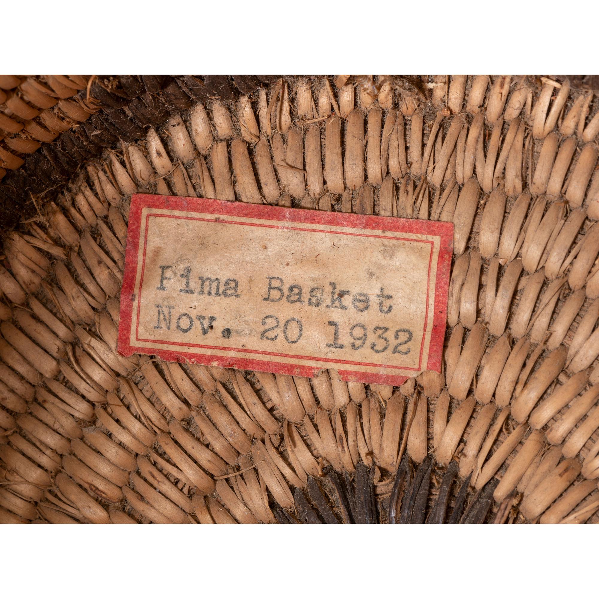 Akimel O'odham Baskets