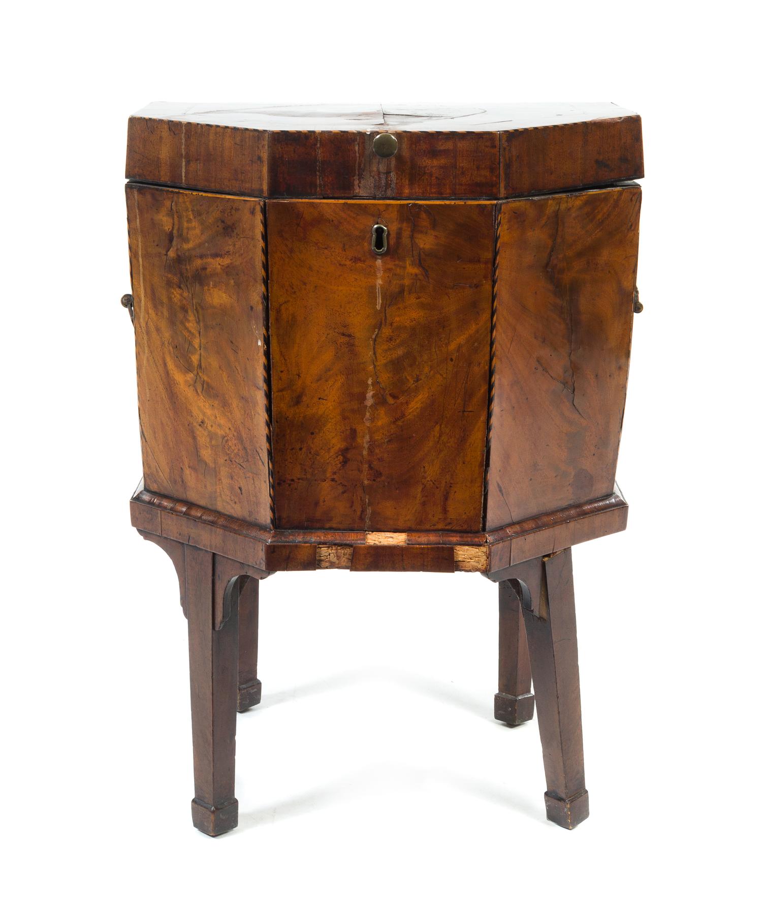 A George III Mahogany Cellarette — 18TH CENTURY
