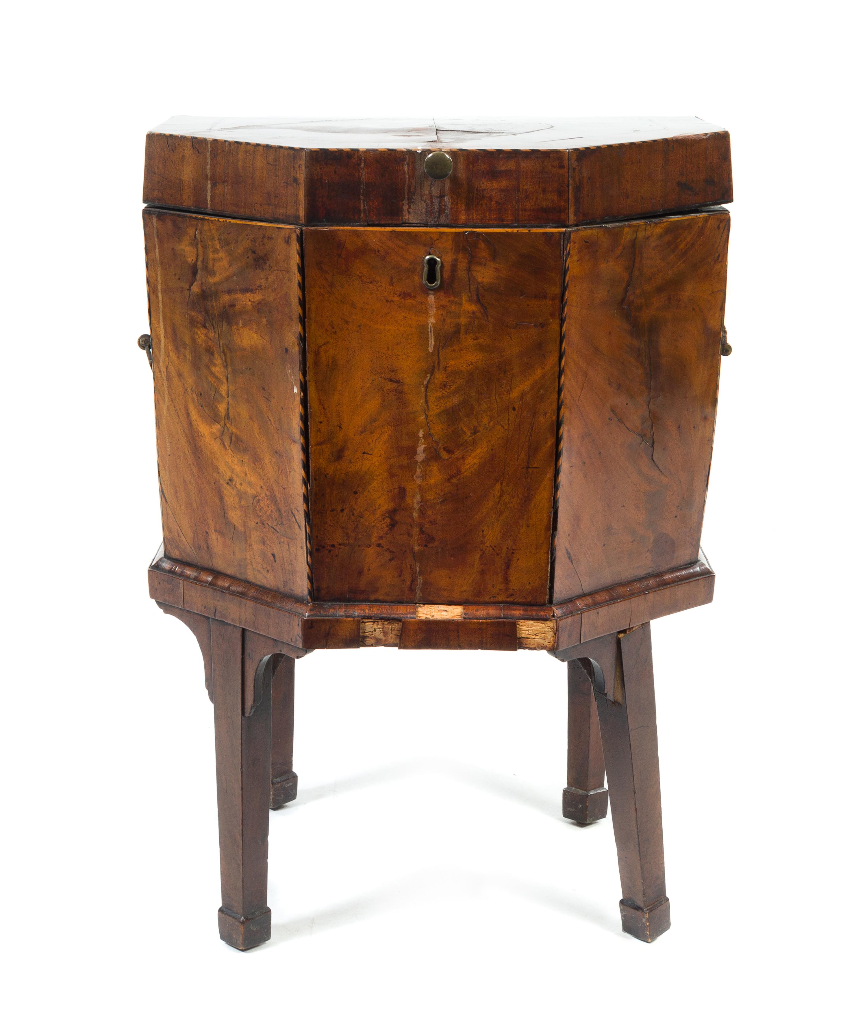 A George III Mahogany Cellarette — 18TH CENTURY