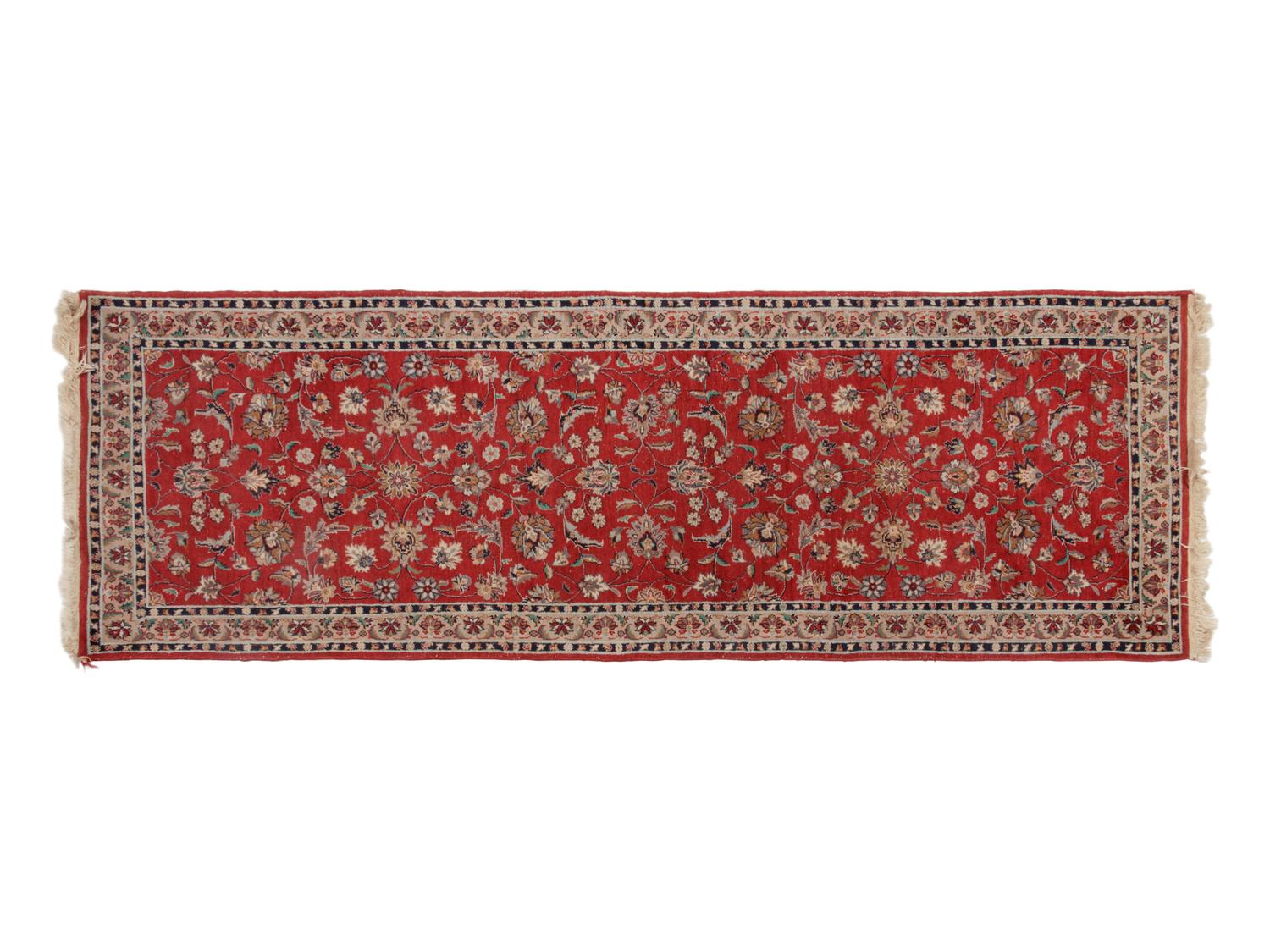 A Kashan Wool Runner