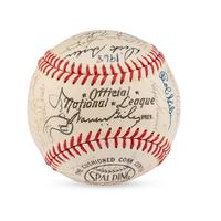 A 1968 St. Louis Cardinals Team Signed Autograph Baseball Featuring Roger Maris (Beckett Authentication Services)