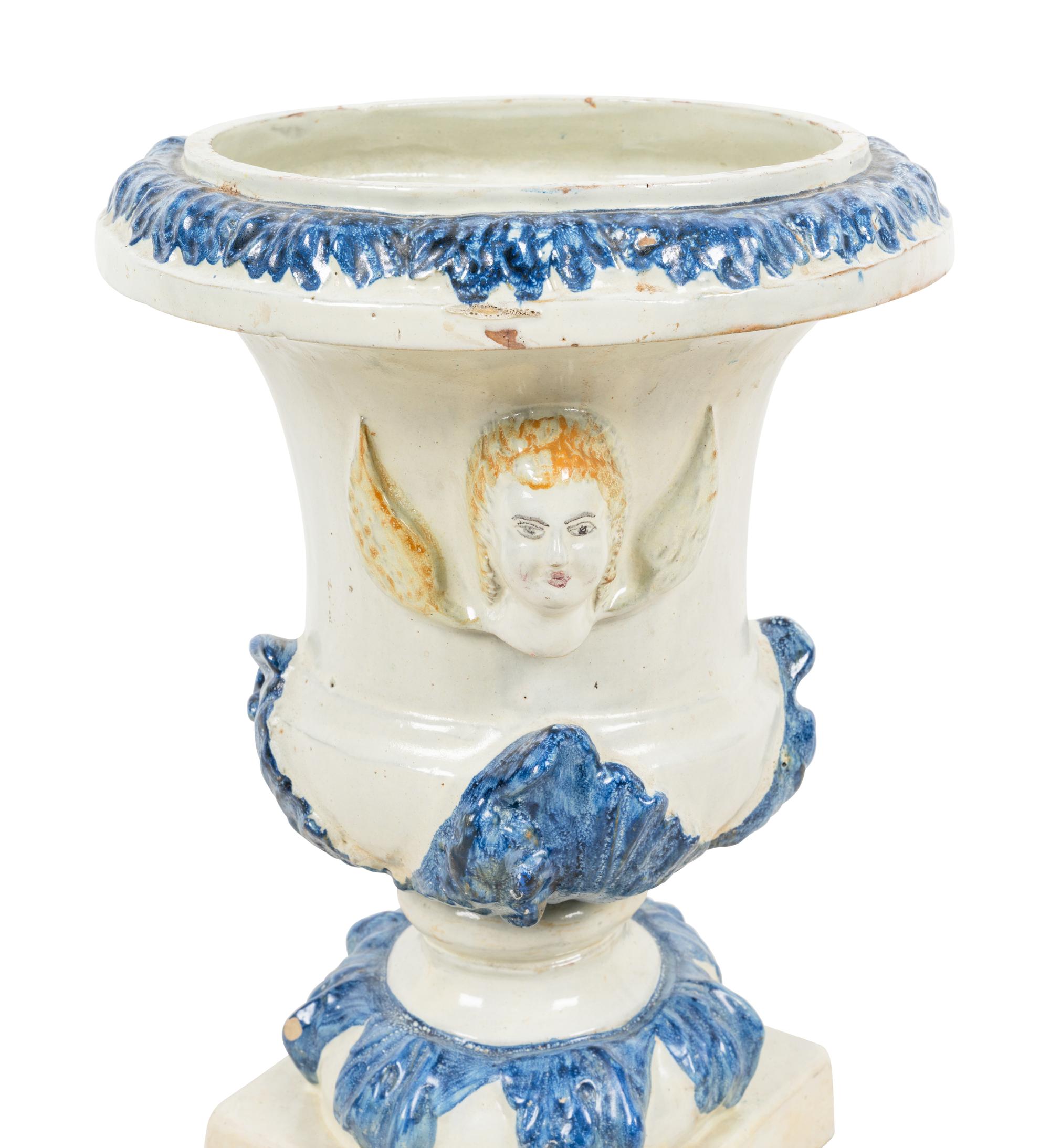 A Continental Faïence Jardinière