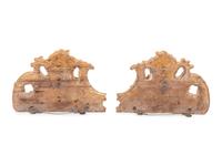 A Pair of George III Giltwood Wall Brackets