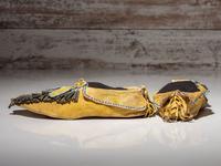 Kiowa Beaded Hide Moccasins
