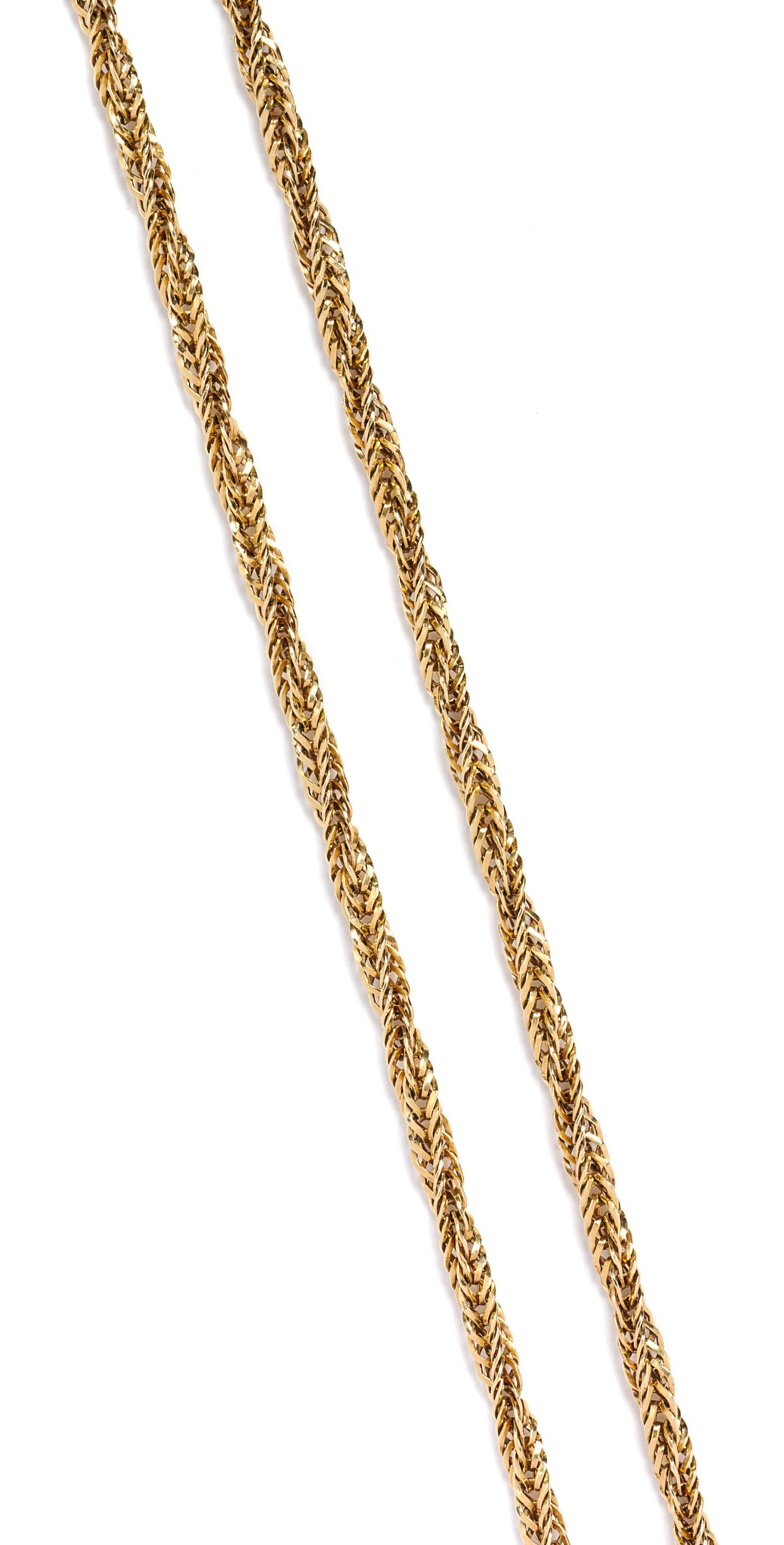 A Yellow Gold Longchain, Van Cleef & Arpels, 40.40 dwts.