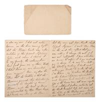 [CIVIL WAR]. 4-page letter from Mary Anna Morrison Jackson, second wife and widow of General Thomas J. "Stonewall" Jackson, regarding a copy of the Morrison coat of arms. Charlotte, NC. 30 October 1912.