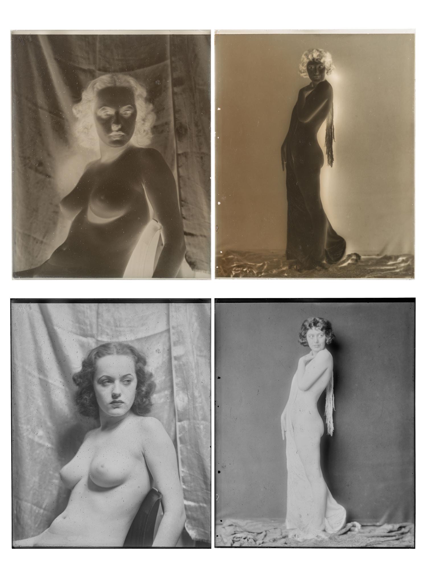 JOHNSTON, Alfred Cheney (1885-1971). Large photographic archive of glass negatives and prints. Ca 1910s-1920s.