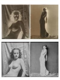 JOHNSTON, Alfred Cheney (1885-1971). Large photographic archive of glass negatives and prints. Ca 1910s-1920s.