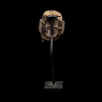 A Maya Wood Head Pendant