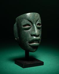An Olmec Jade Maskette