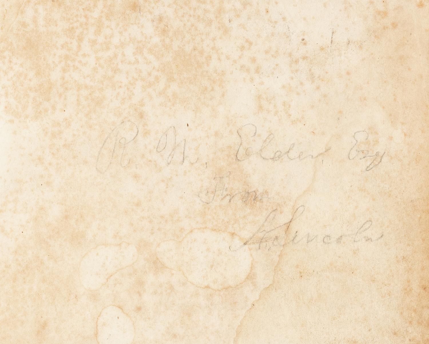LINCOLN, Abraham (1809-1865) and Stephen A. DOUGLAS (1813-1861). Political Debates between Hon. Abraham Lincoln and Hon. Stephen A. Douglas, In the Celebrated Campaign of 1858, in Illinois... Columbus: Follett, Foster, and Company, 1860.