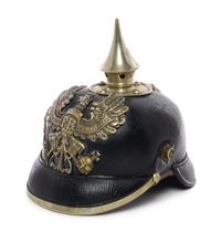 A Prussian Infantry Pickelhaube Length 9 1/2 inches. — EARLY 20TH CENTURY
