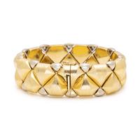 YELLOW GOLD AND DIAMOND BRACELET
