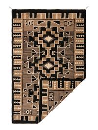 Navajo Two Grey Hills Double Saddle Weaving / Rug