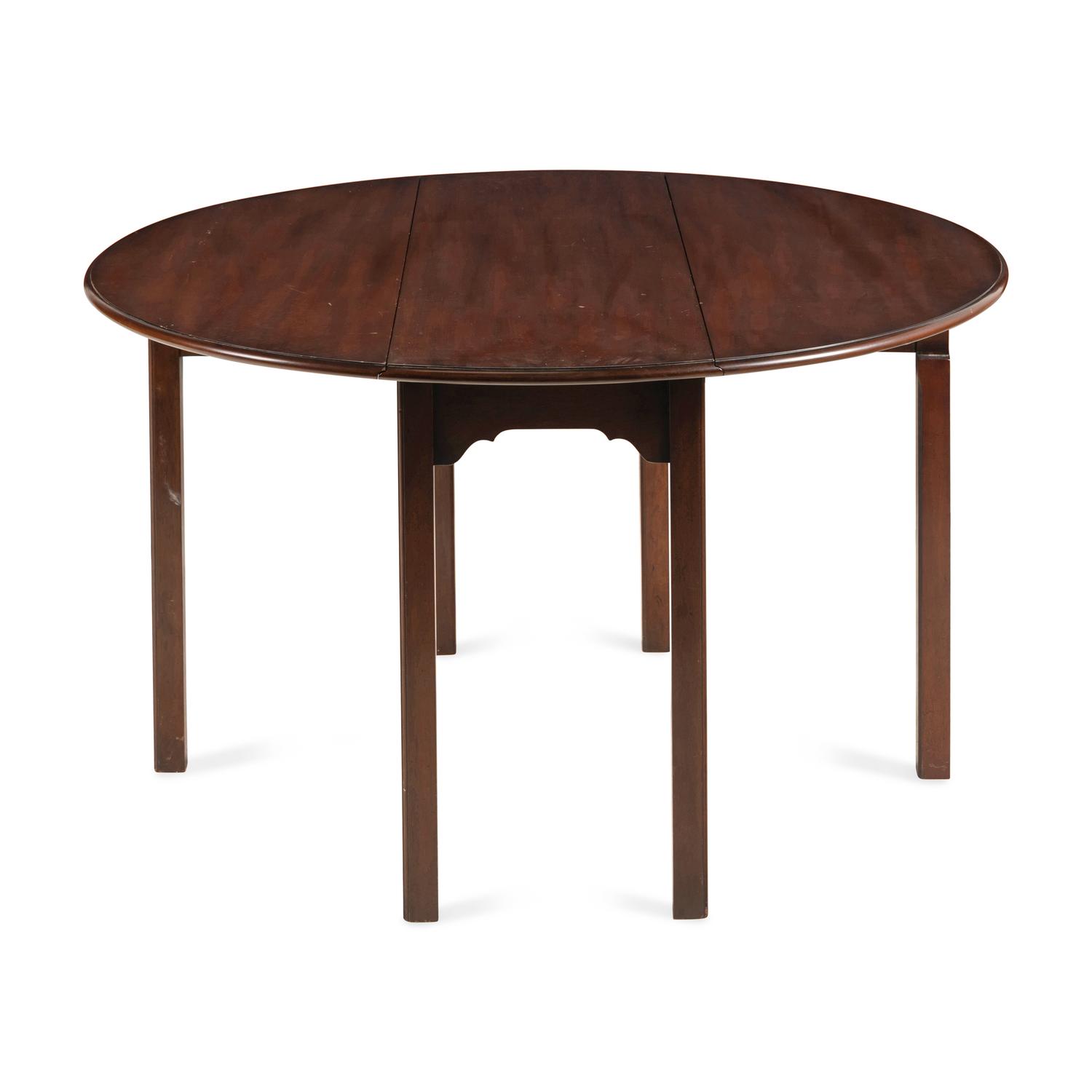 A George III Mahogany Drop-Leaf Table