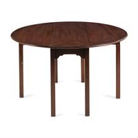 A George III Mahogany Drop-Leaf Table